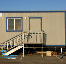 Mobile Office Trailer Cleaning